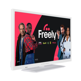 Mitchell and Brown &ndash; JB-24W1811 24&Prime; HD Ready Smart TV In White Powered by TiVo - 1